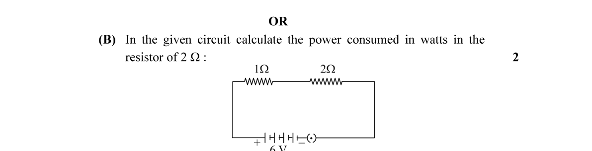 diagram for Heat/power dissipated in a resistor