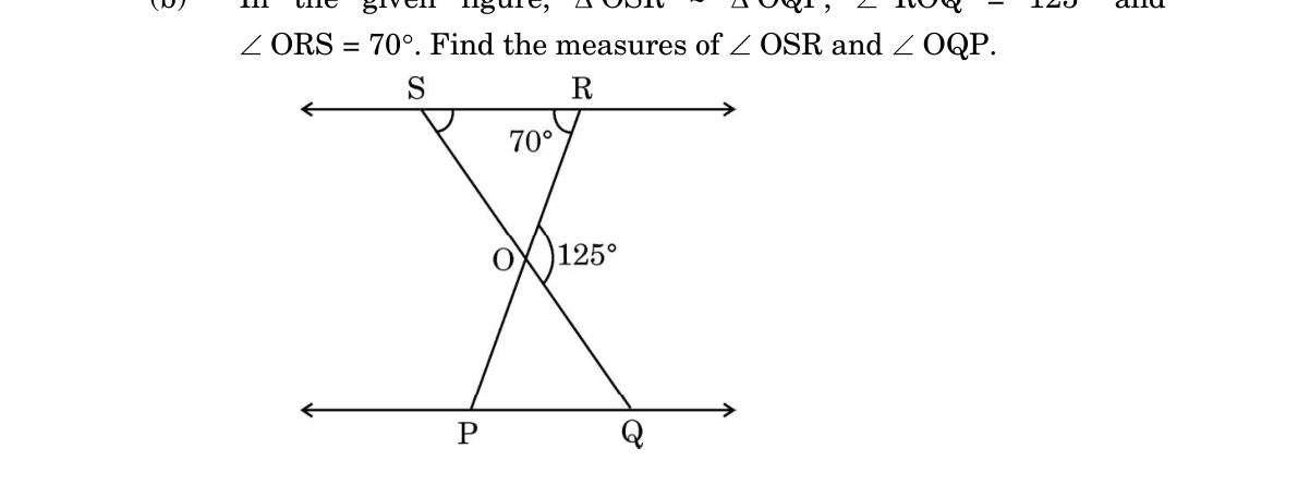 diagram for Find unknown angles from a given similarity